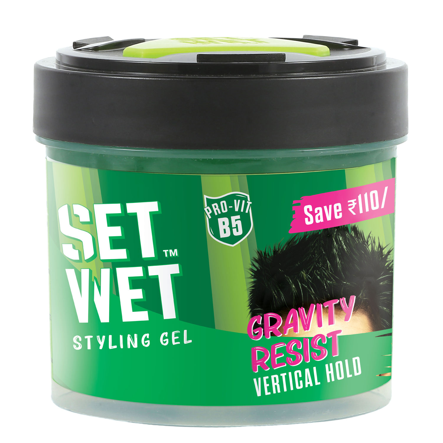 Buy Set Wet Hair Gel For Men Vertical Hold Strong Hold Jar 250 Ml