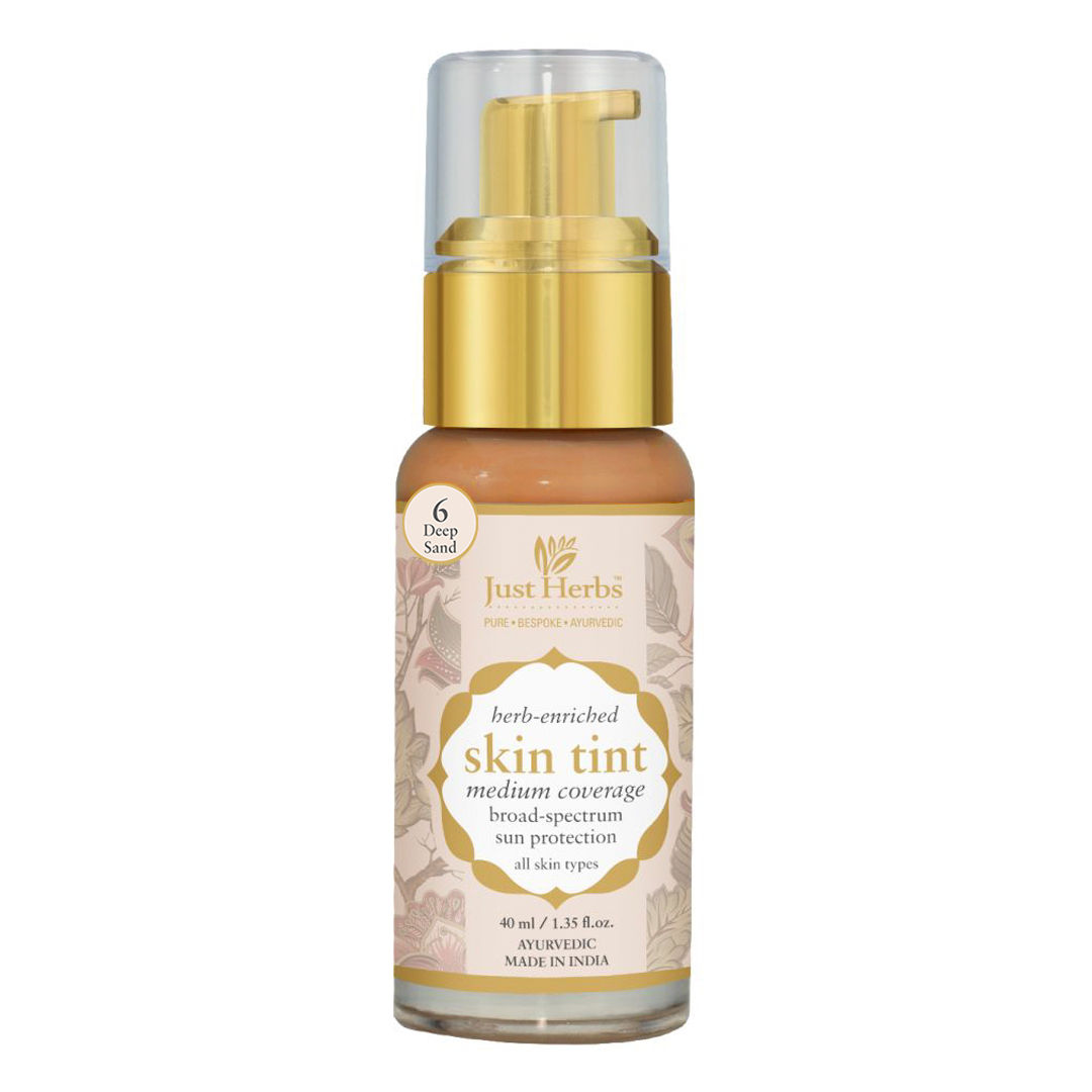 Buy Just Herbs Skin Tint 6 Deep Sand Online Purplle