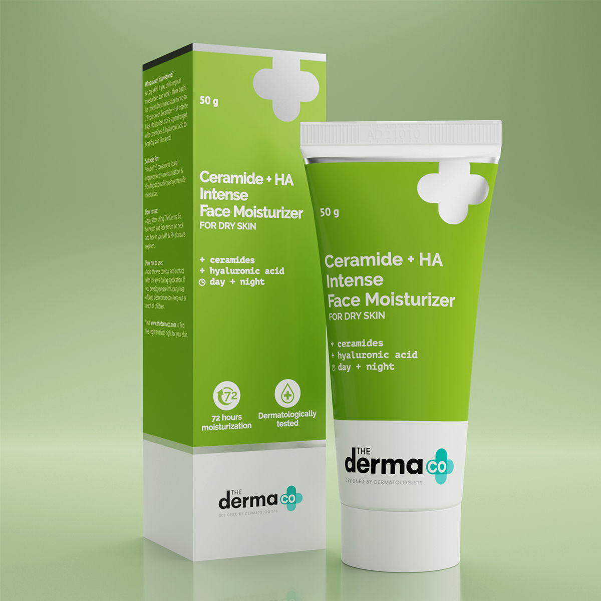 Buy The Derma co. Ceramide + HA Intense Daily Face Moisturizer for Dry Skin - Purplle