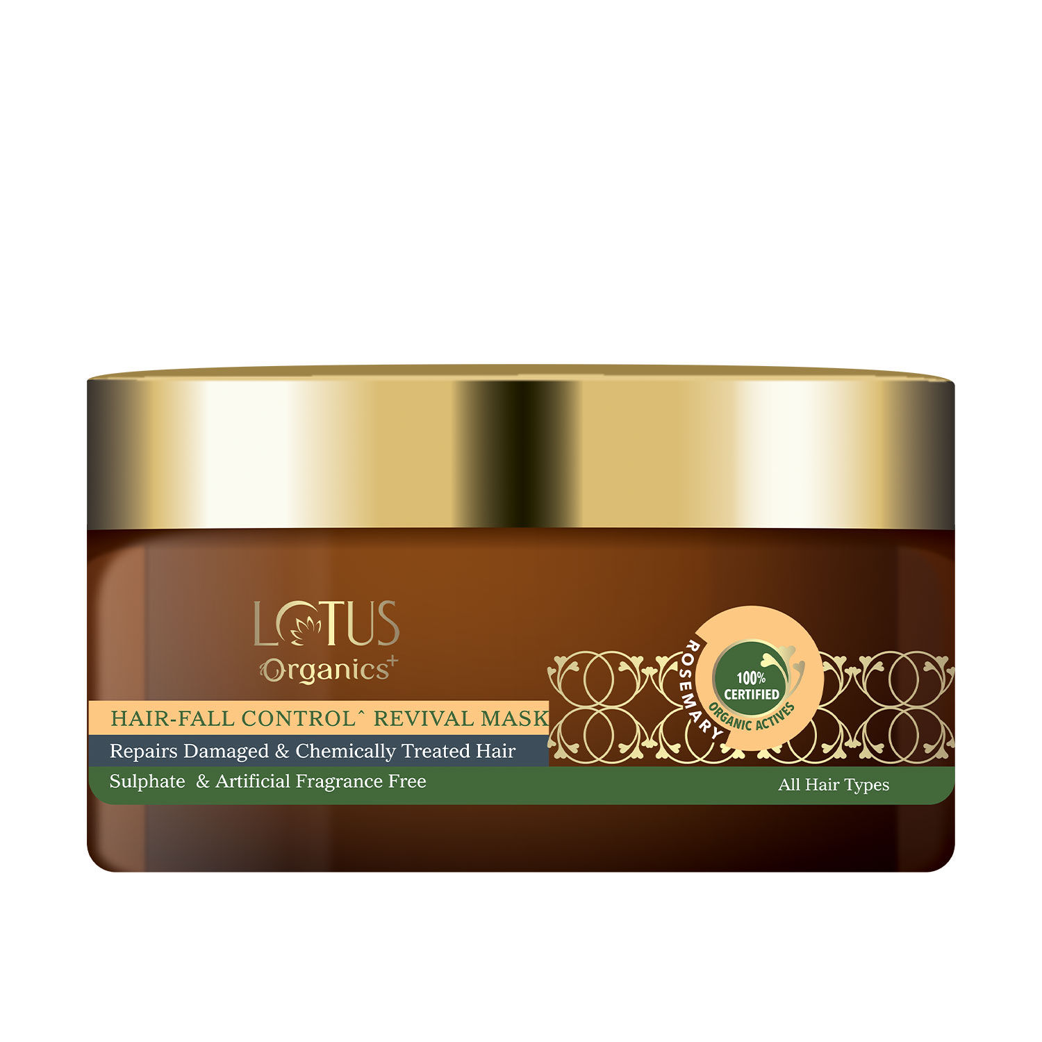 Buy Lotus Organics+ Hair Fall Control Revival Mask (150 g) Online Purplle