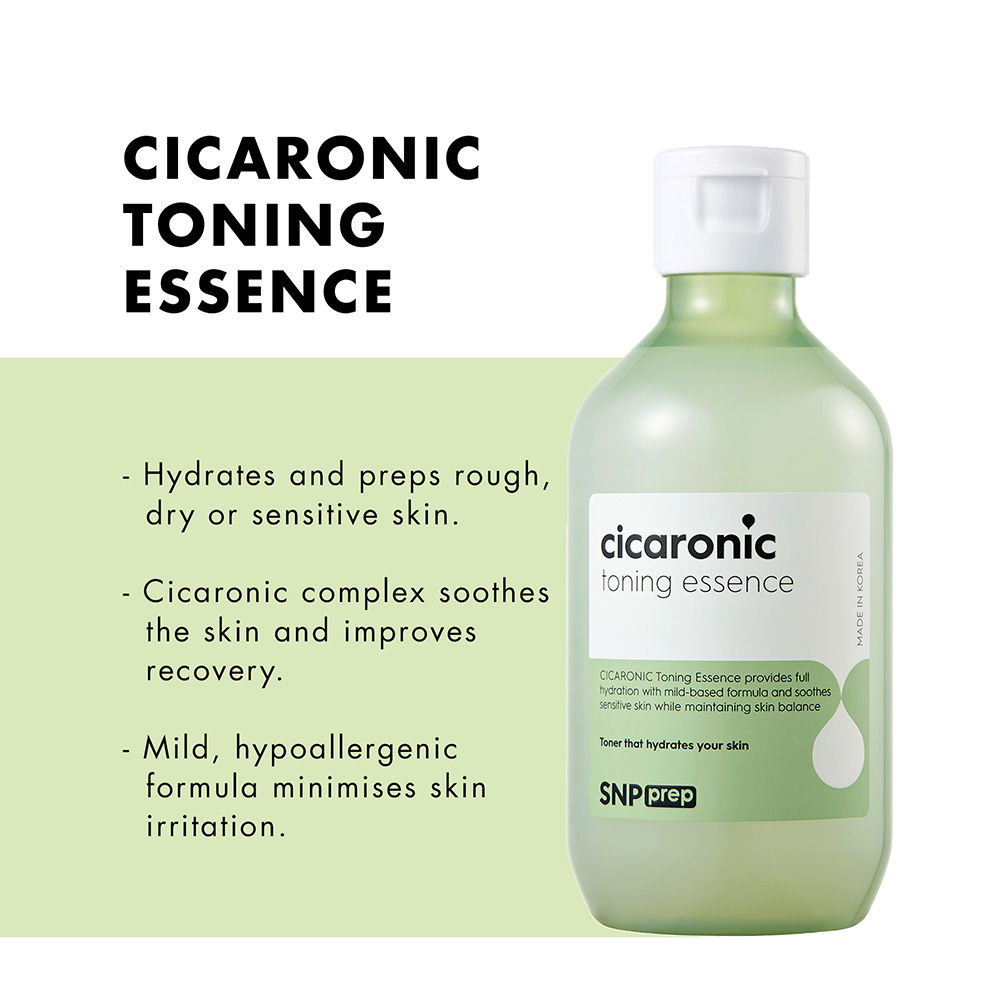 SNP SNP シカロニック トーニングエッセンス 220ml Reviews of SNP PREP Cicaronic Toning Essence (220 ml) products