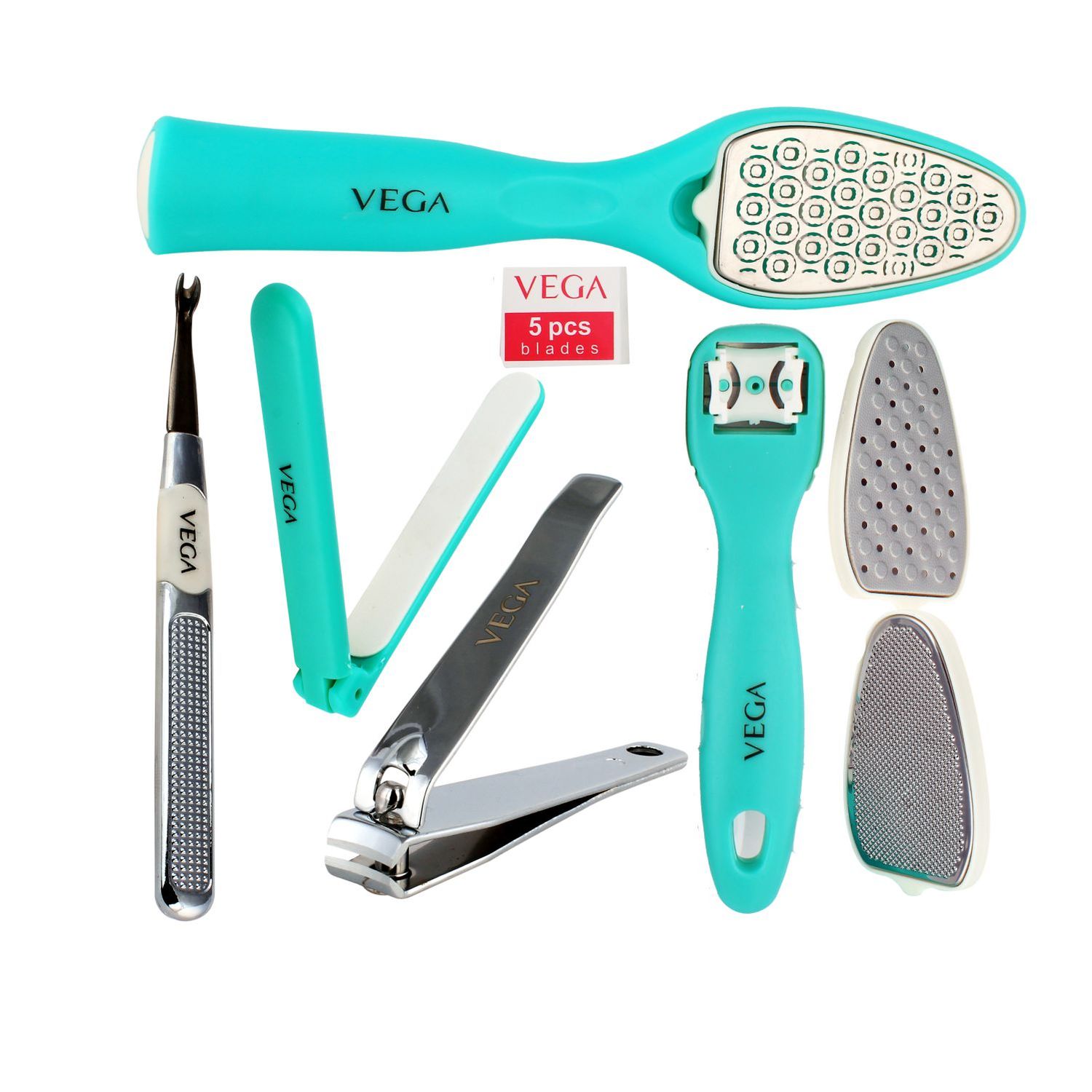 VEGA Pedicure Tools (Set of 8)