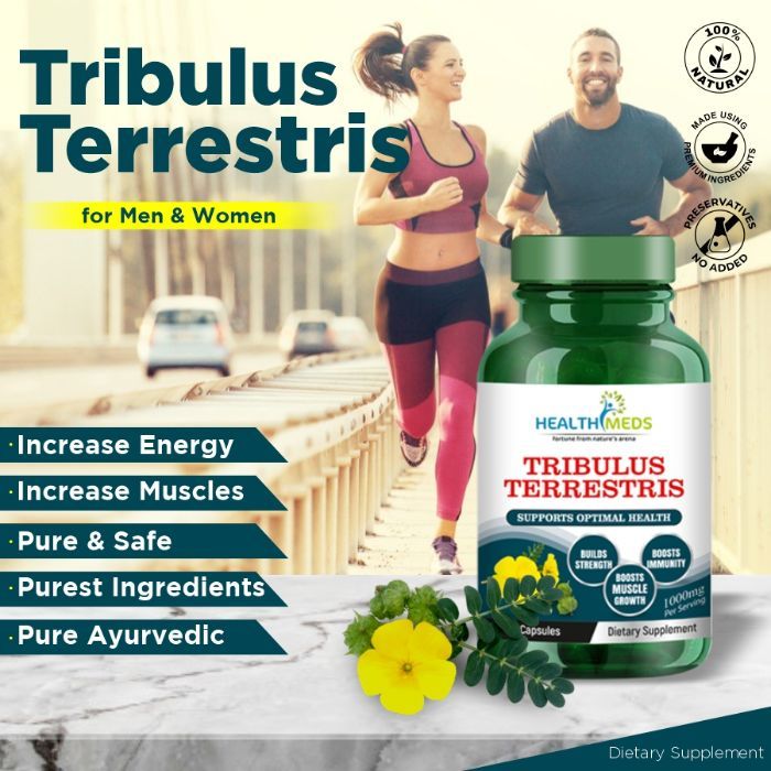 Buy HealthMeds Tribulus Terrestris for Building Strength, Muscles
