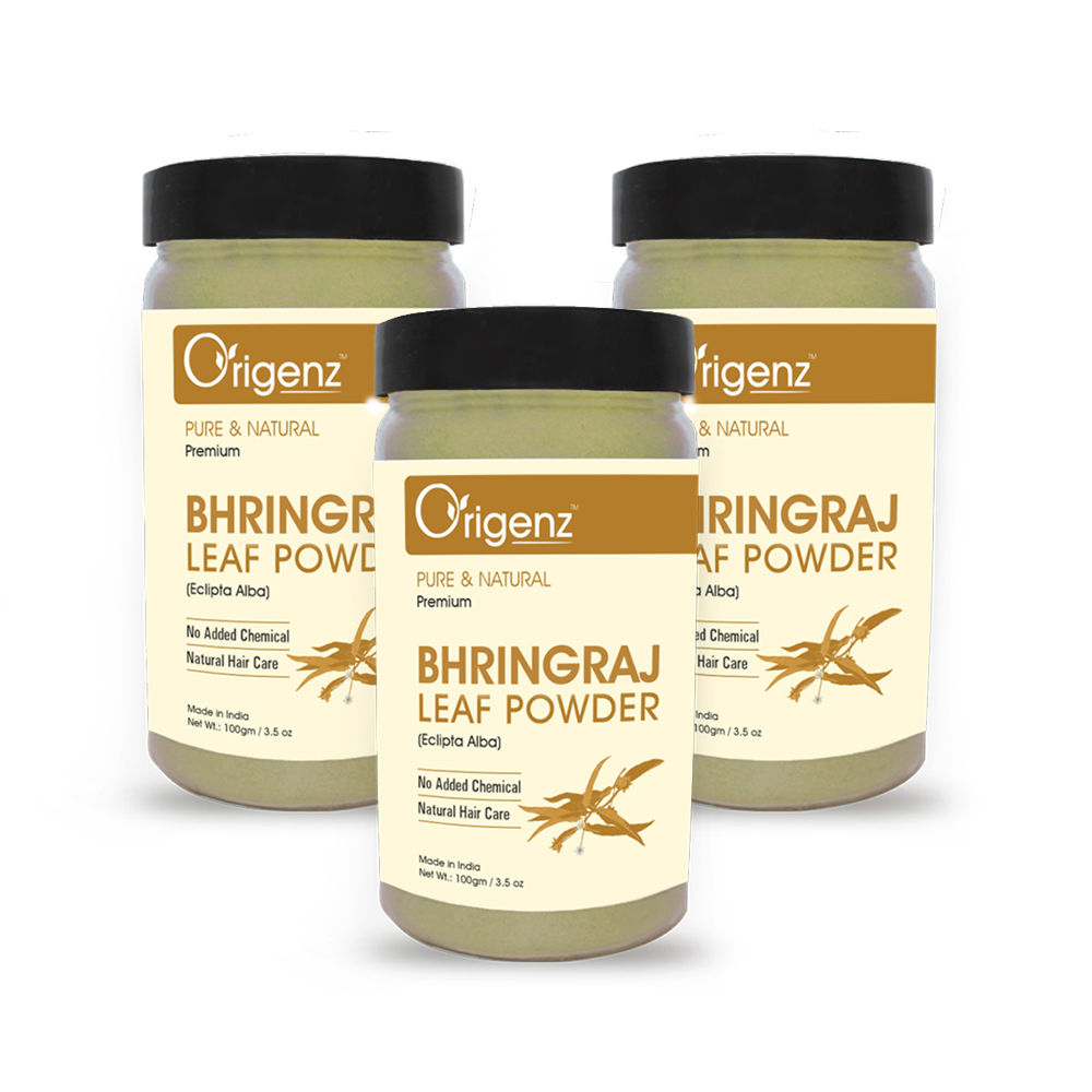 Buy Origenz Premium Bhringraj Powder for Hair Care 100gm, Pack of 3 Online  | Purplle