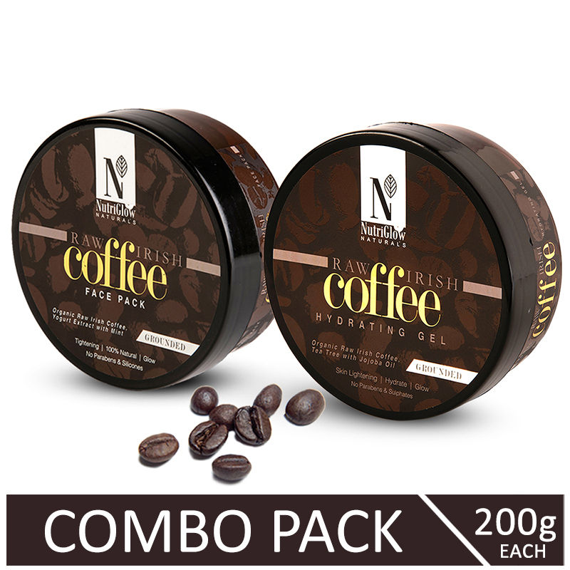 NutriGlow NATURAL'S Raw Irish Coffee Face Pack (200 G)