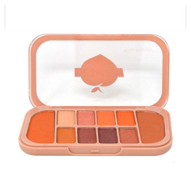 Buy Kiss Beauty Eyeshadow & Blusher Palette (8 Eyeshadow + 2 Blusher) 18gm Online Purplle