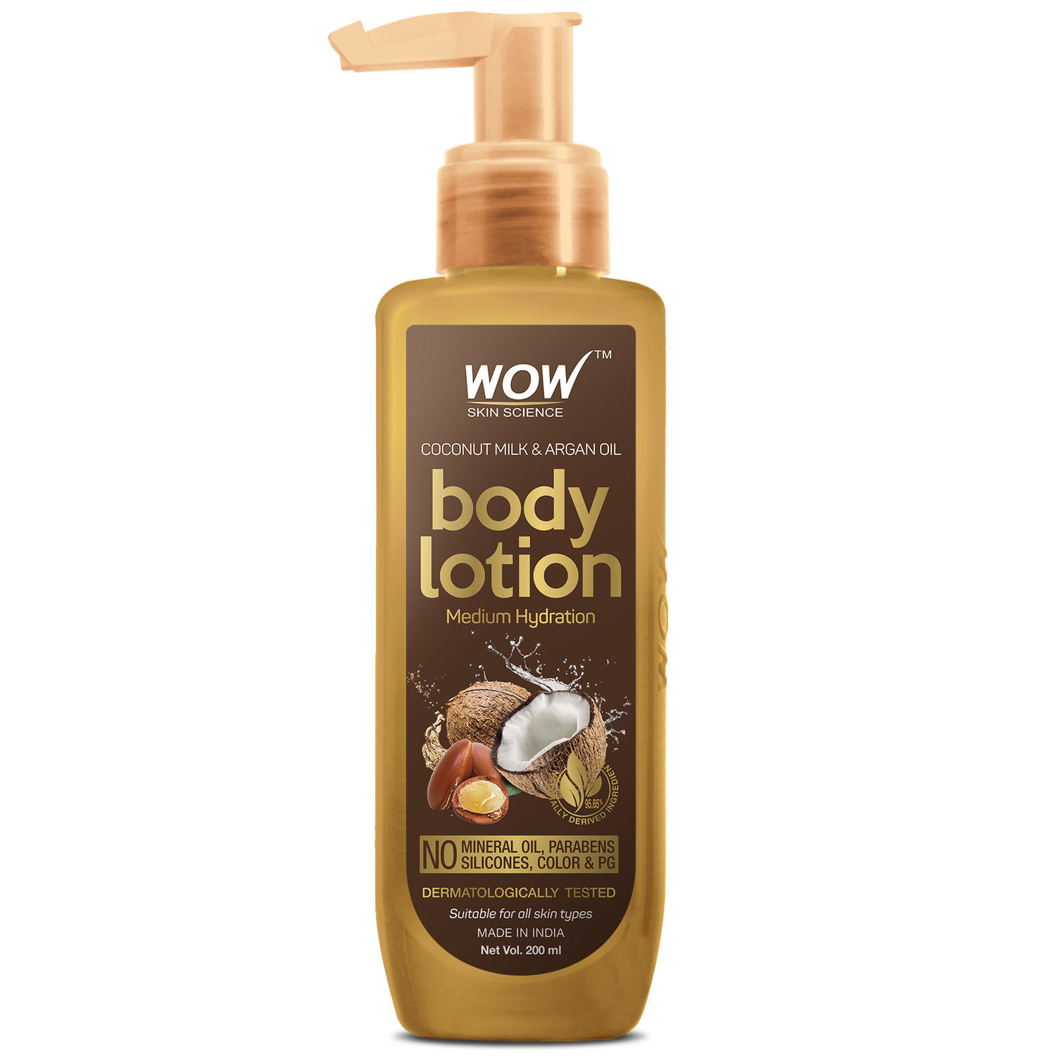 WOW Skin Science Coconut Milk and Argan Oil Body Lotion 200 ml