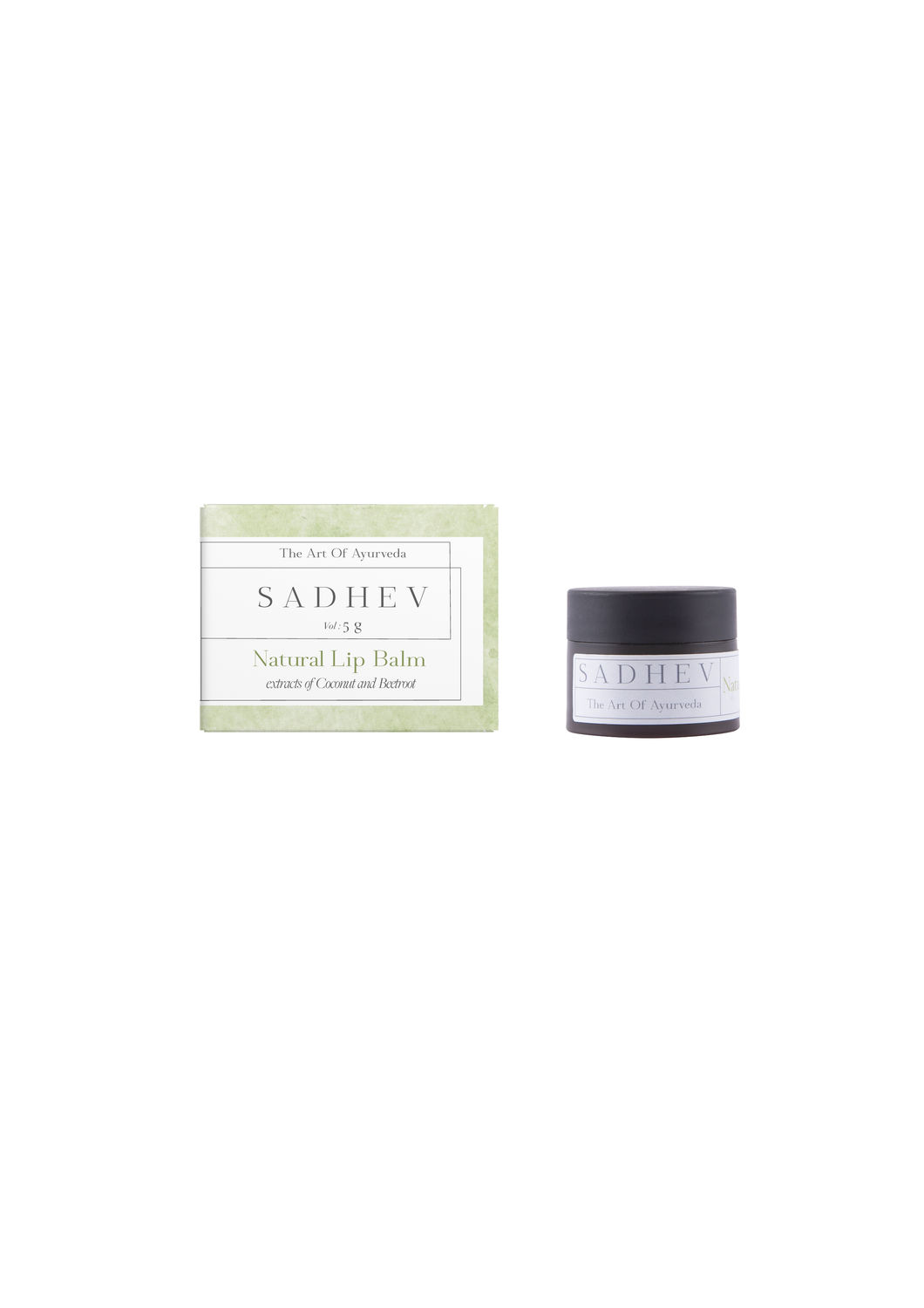 Sadhev Natural Lip Balm Beetroot & Coconut 5g