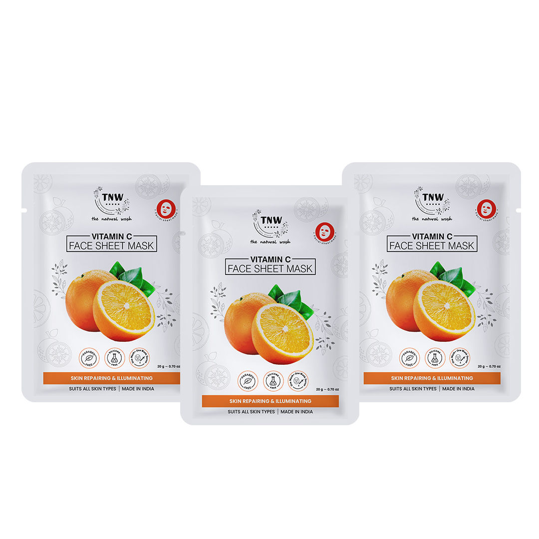 TNW The Natural Wash Vitamin C Face Sheet Mask For Repairing and