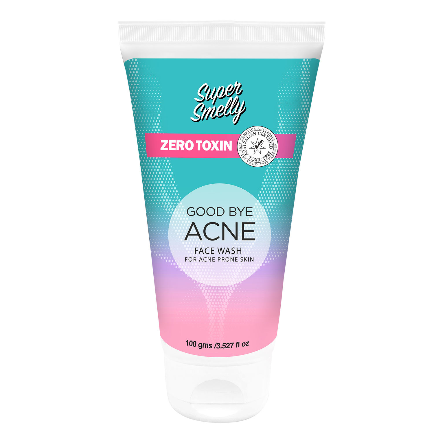 Super Smelly Goodbye Acne Face wash With Tea Tree Oil, Neem Leaf