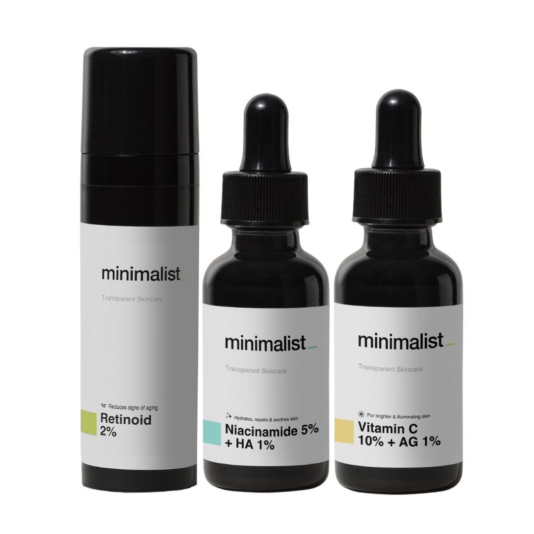 Minimalist Daily Multi Vitamin (A, B3 & C) Dose For Skin Rejuvenation
