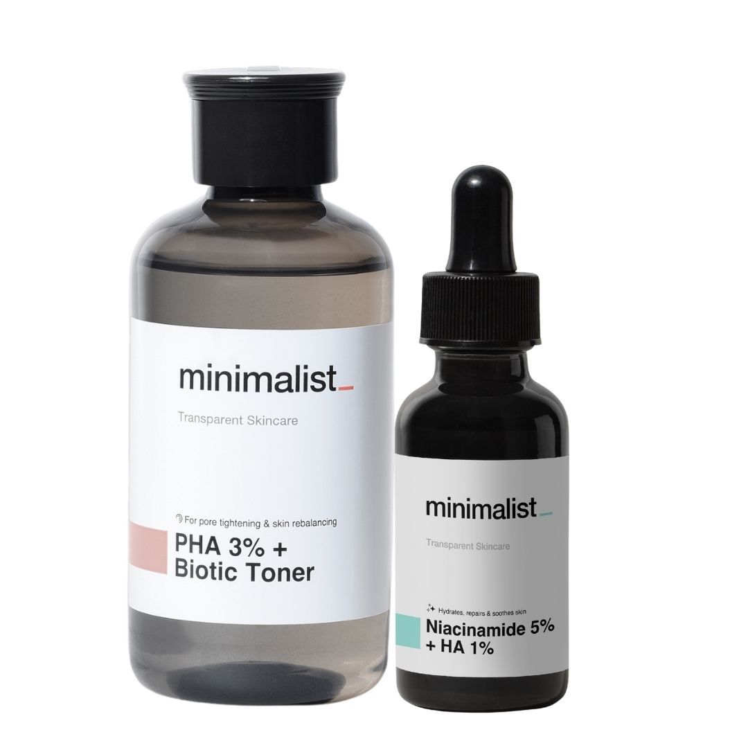 Minimalist Daily Pore Care Kit For Cleansing & Minimizing Open Pores