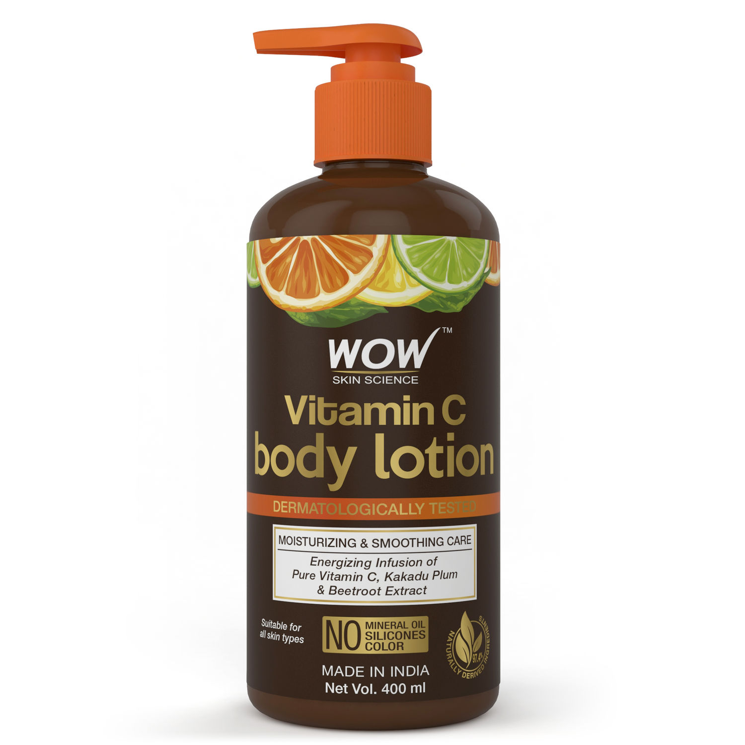 WOW Skin Science Vitamin C Body Lotion 400mL