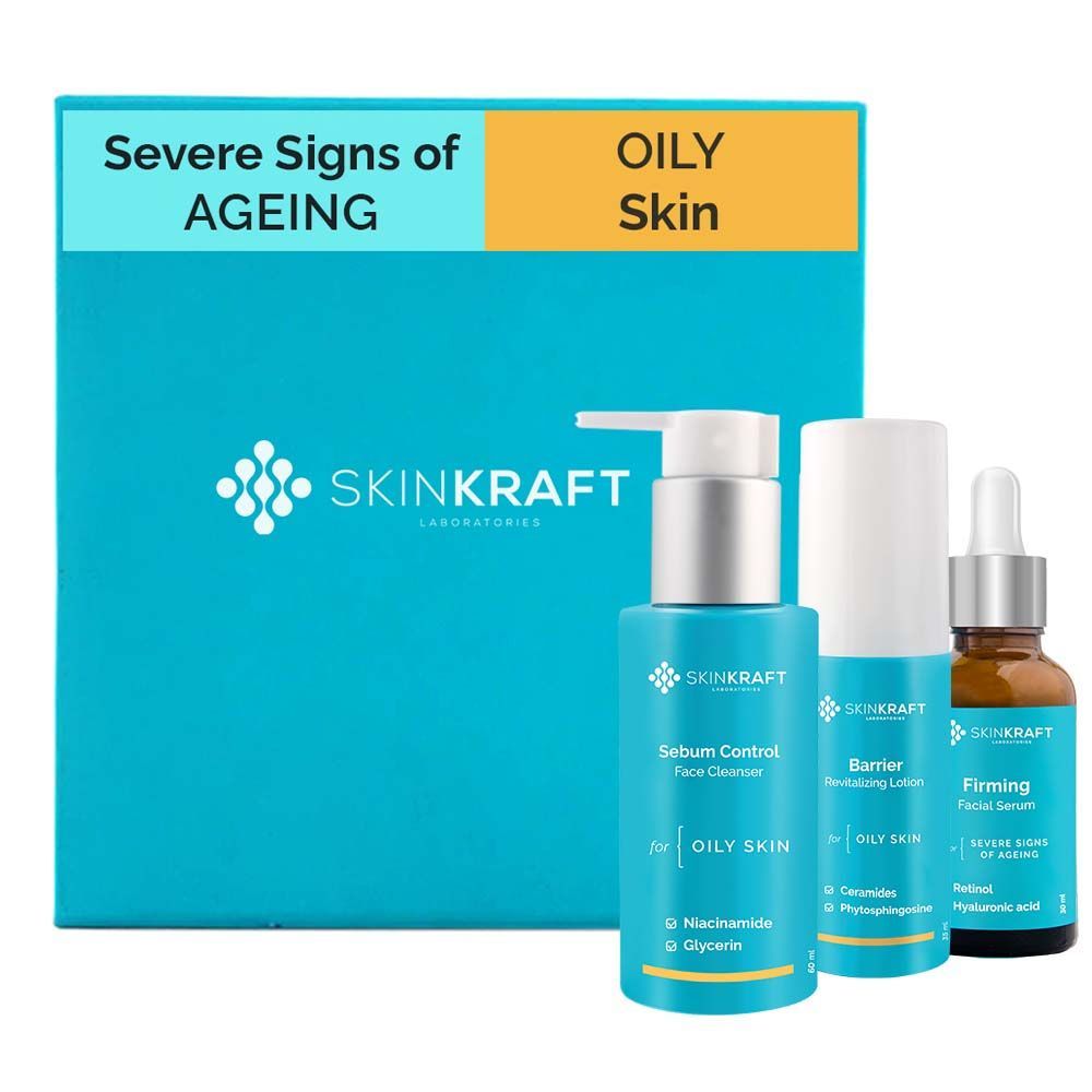 SkinKraft Severe Signs Of Ageing Skincare For Oily Skin Customized