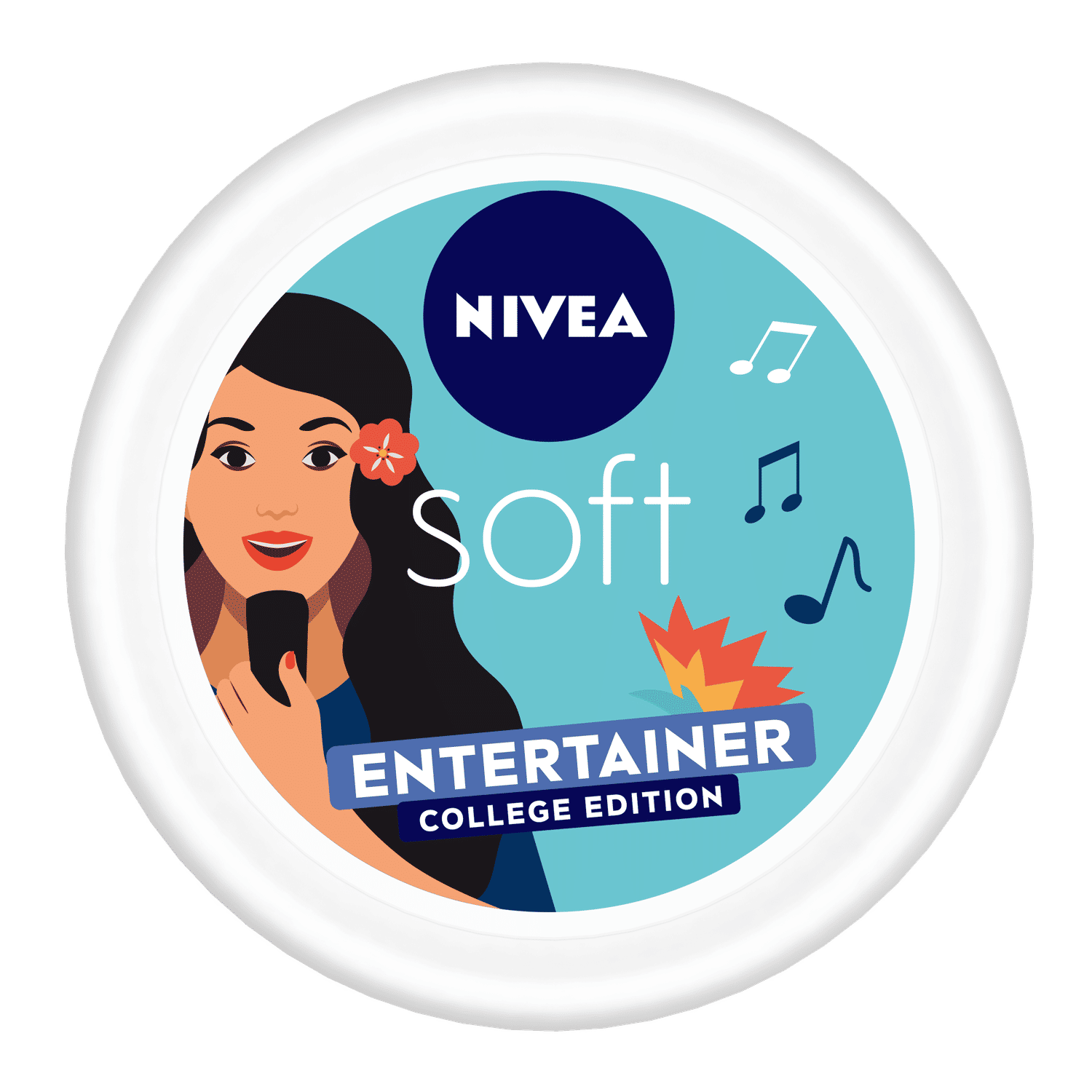 NIVEA Soft Moisturizer for Face, Hand & Body, Non Sticky Cream
