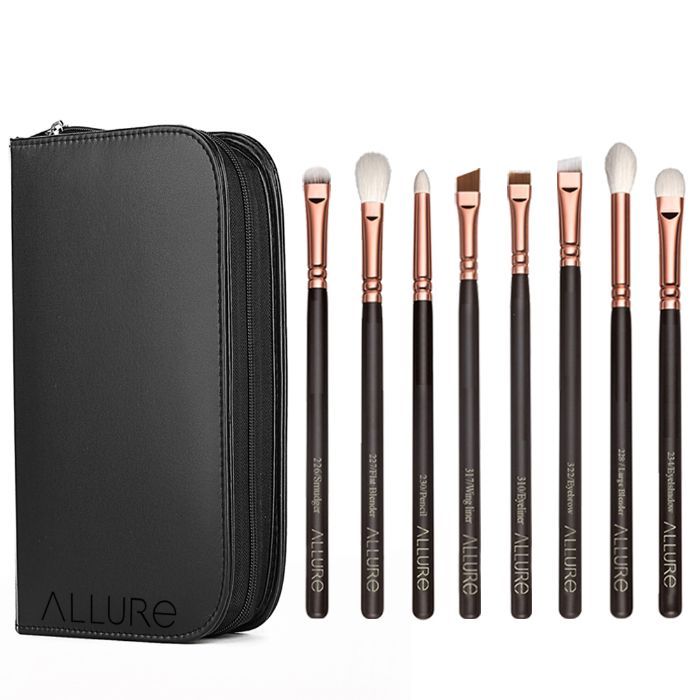 Allure Essential Set of 8 Professional Eye Brushes RGKE 08