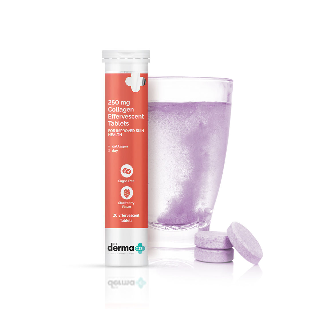 derma co glutathione tablets The derma co 250 mg Collagen Effervescent Tablet for Improved Skin Health
