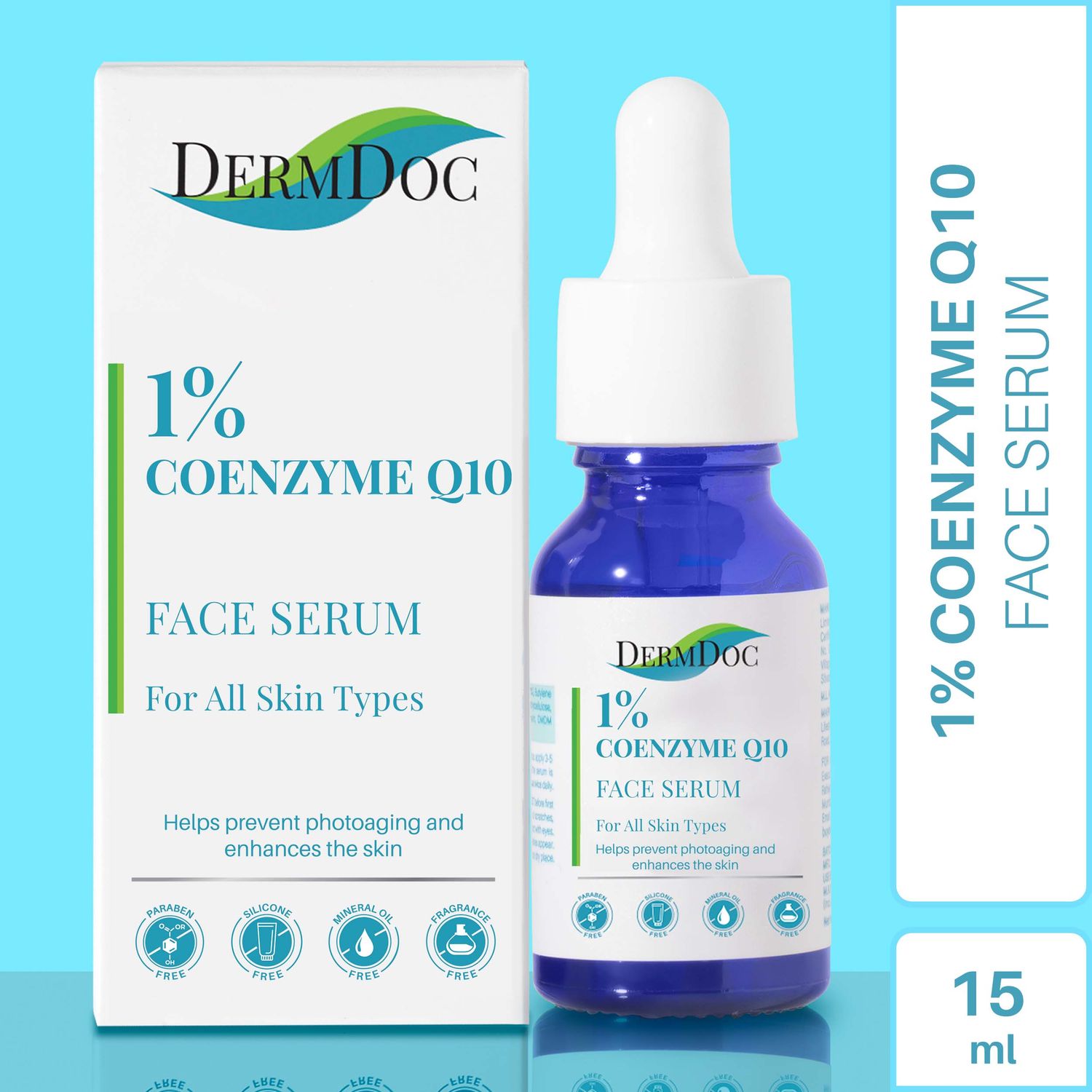 Dermdoc 1 Coenzyme Q10 Face Serum 15ml