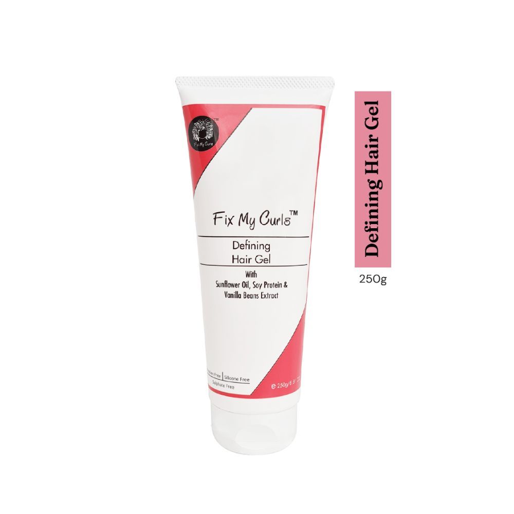 Fix My Curls Defining Hair Gel For Curly And Wavy Hair, 250ML