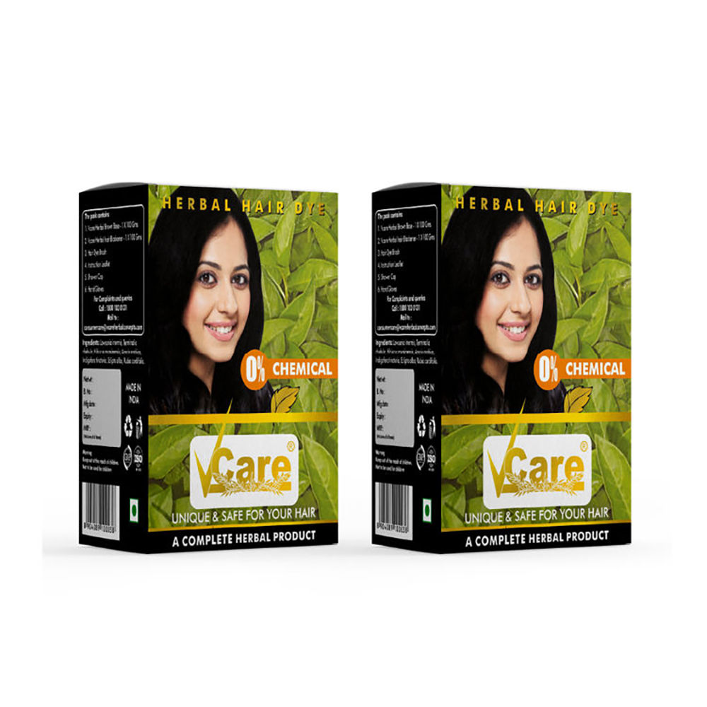 Buy Vcare Shampoo Hair Colour Mahagony 25ml online at best price in India |  Health & Glow