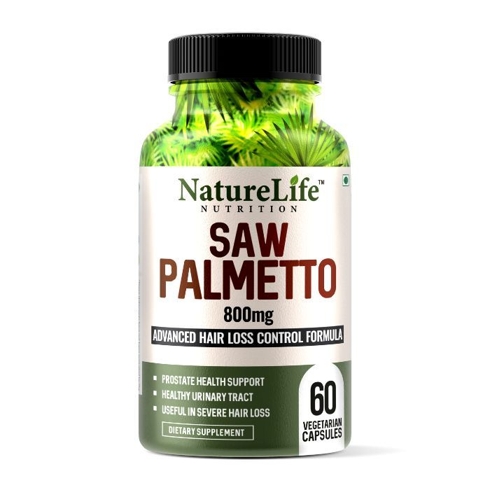 Nature Life Nutrition Saw Palmetto Extract for Hair Growth 800mg 60