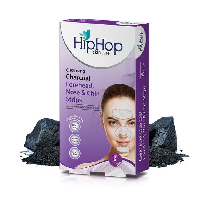 Buy HipHop Cleansing Charcoal Forehead, Nose & Chin Strips (6 Strips