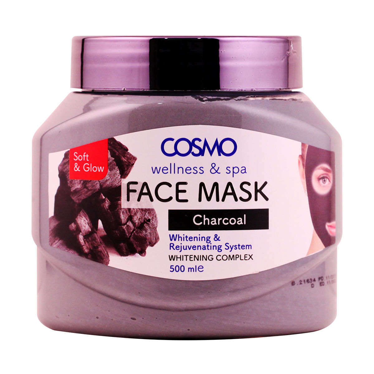 Cosmo Wellness & Spa Face Mask Charcoal (500 ml)
