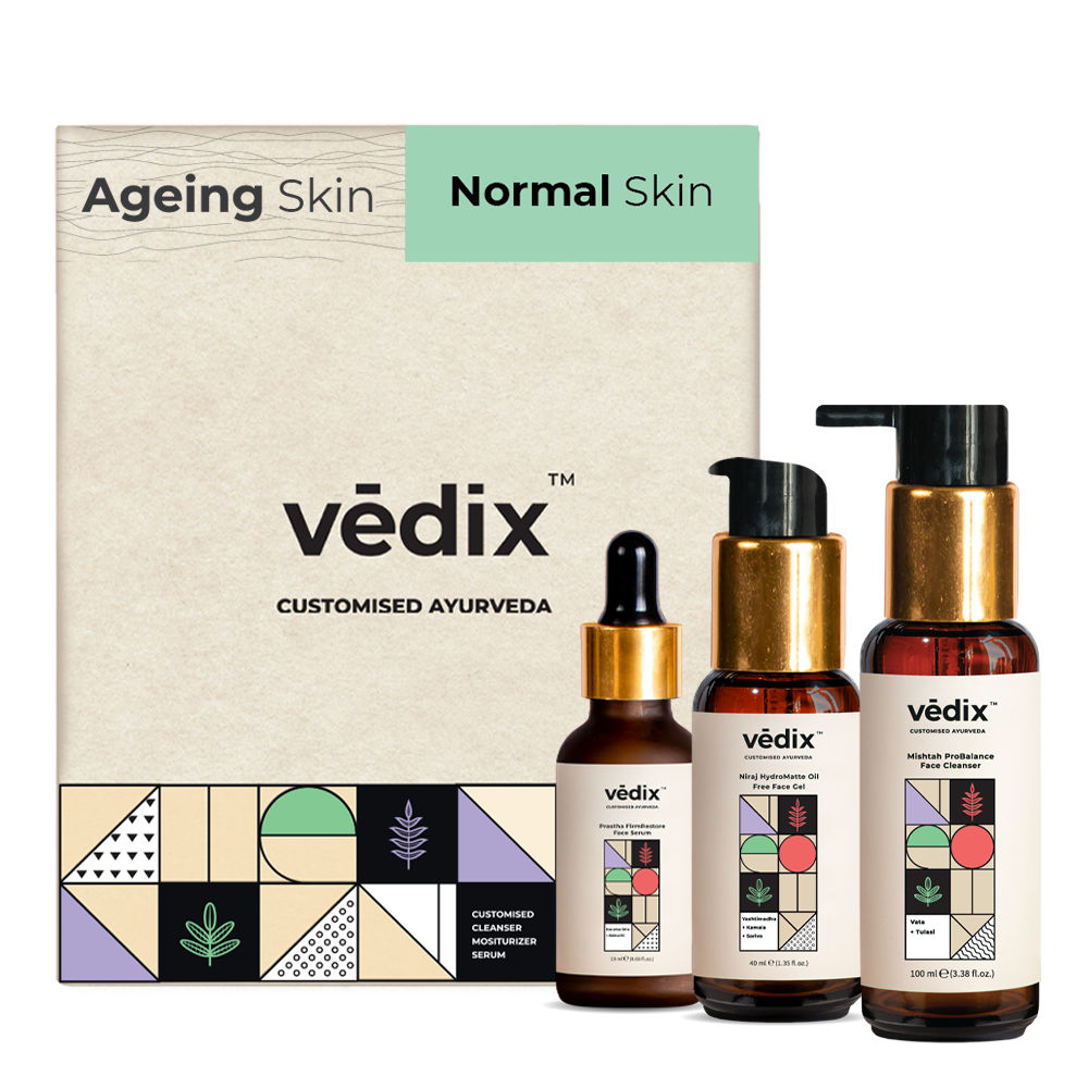 Vedix Customized Skin Care Kit For Normal Skin With Visible Signs Of