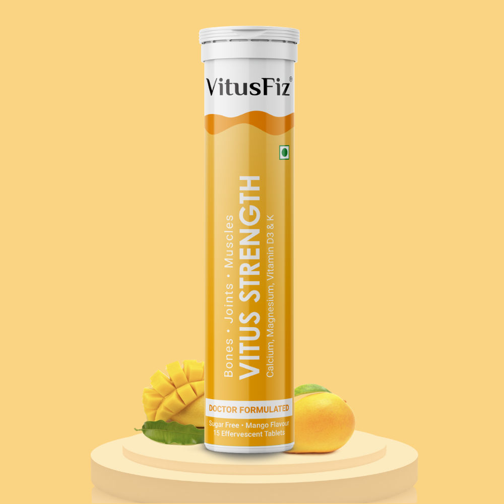 Vitus Strength Calcium, Vitamin D3 with Magnesium & Vitamin K Strong