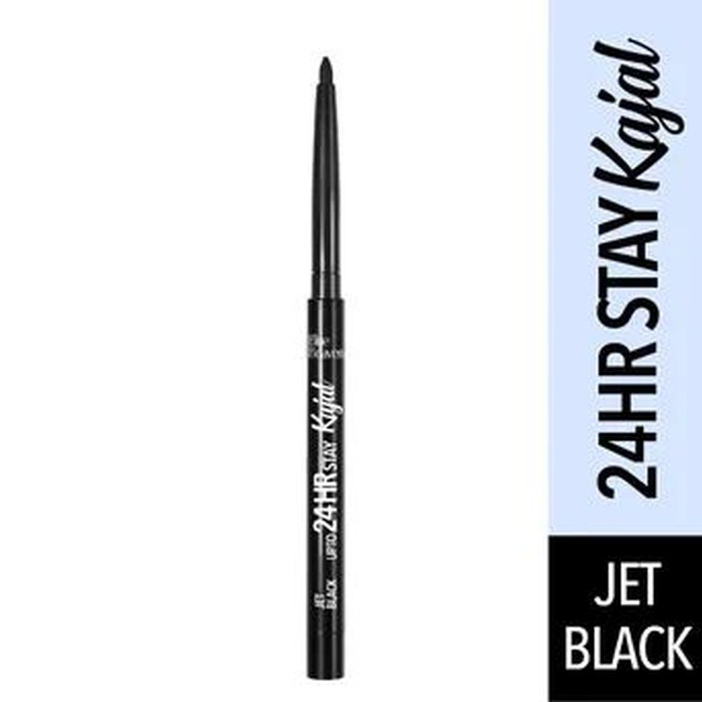 Buy Blue Heaven 24HR Jet Black Stay Kajal Black (0.30 g) - Purplle