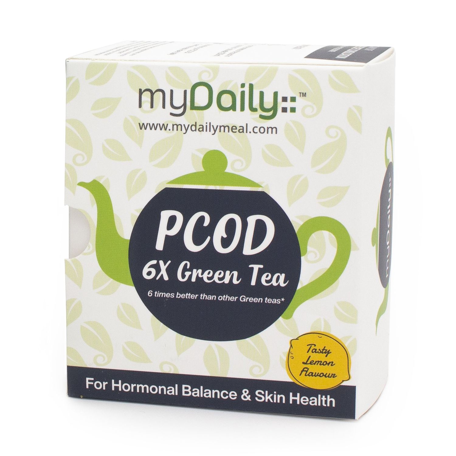 Buy myDaily PCOS PCOD 6X Green Tea for Weight Loss with 6X Anti-Oxidants (Pack of 25) - Purplle