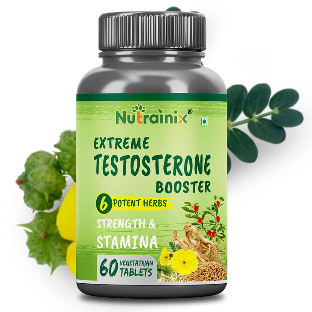 Nutrainix Extreme Testosterone Booster with 6 Potent Herbs 2100mg per