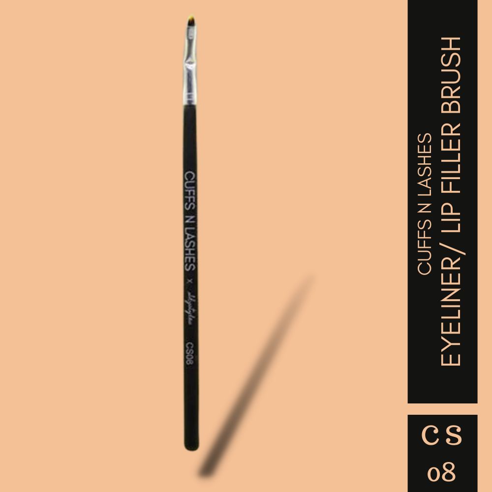 Cuffs N Lashes X Shystyles Makeup Brush Cs08 Eyeliner/ Lip Filler Brush