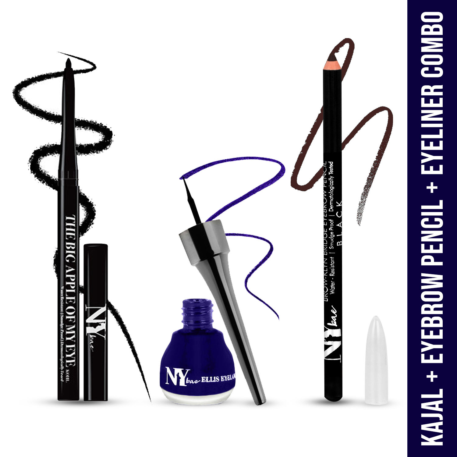 NY Bae Kajal + Eyebrow Pencil + Eyeliner Combo