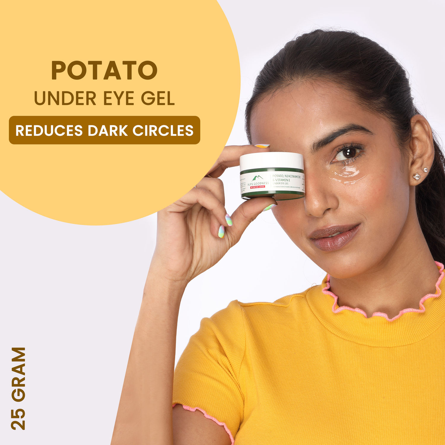 Alps Goodness Potato, Niacinamide & Vitamin E Under Eye Gel For Reduction of Dark Circles