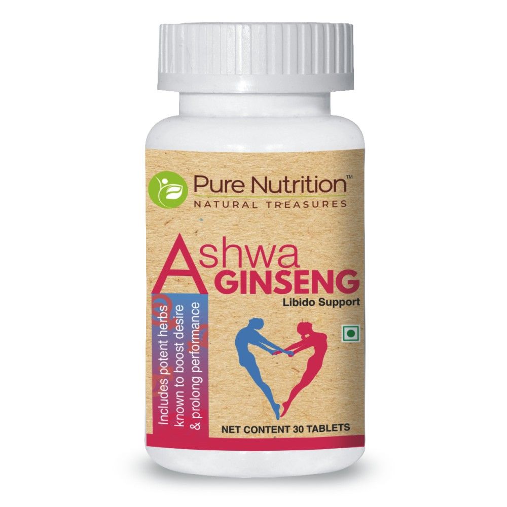 Pure Nutrition Ashwa Ginseng Libido Support 30 Tablets
