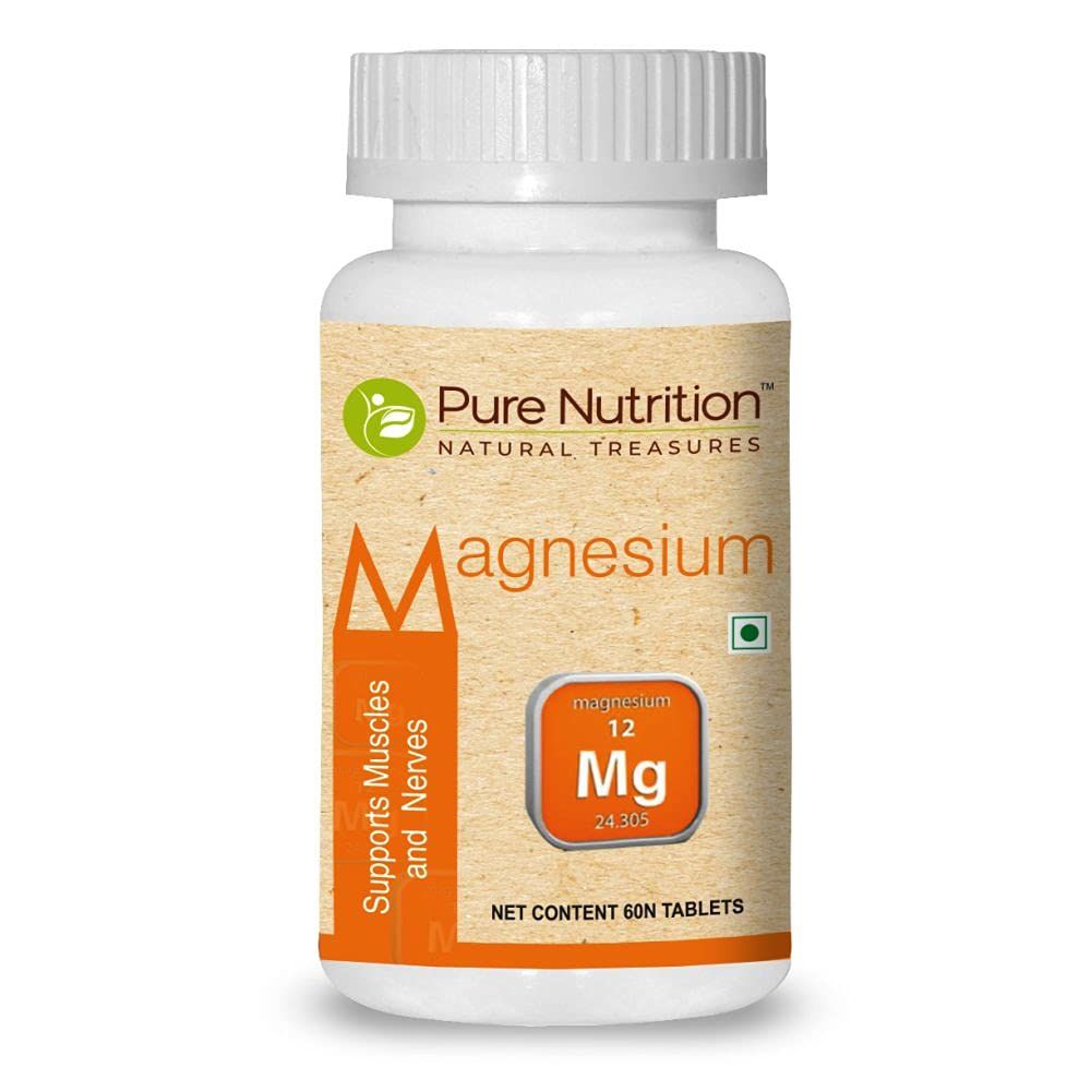 Pure Nutirtion Magnesium Support Muscles and Nerves 60 Tablets