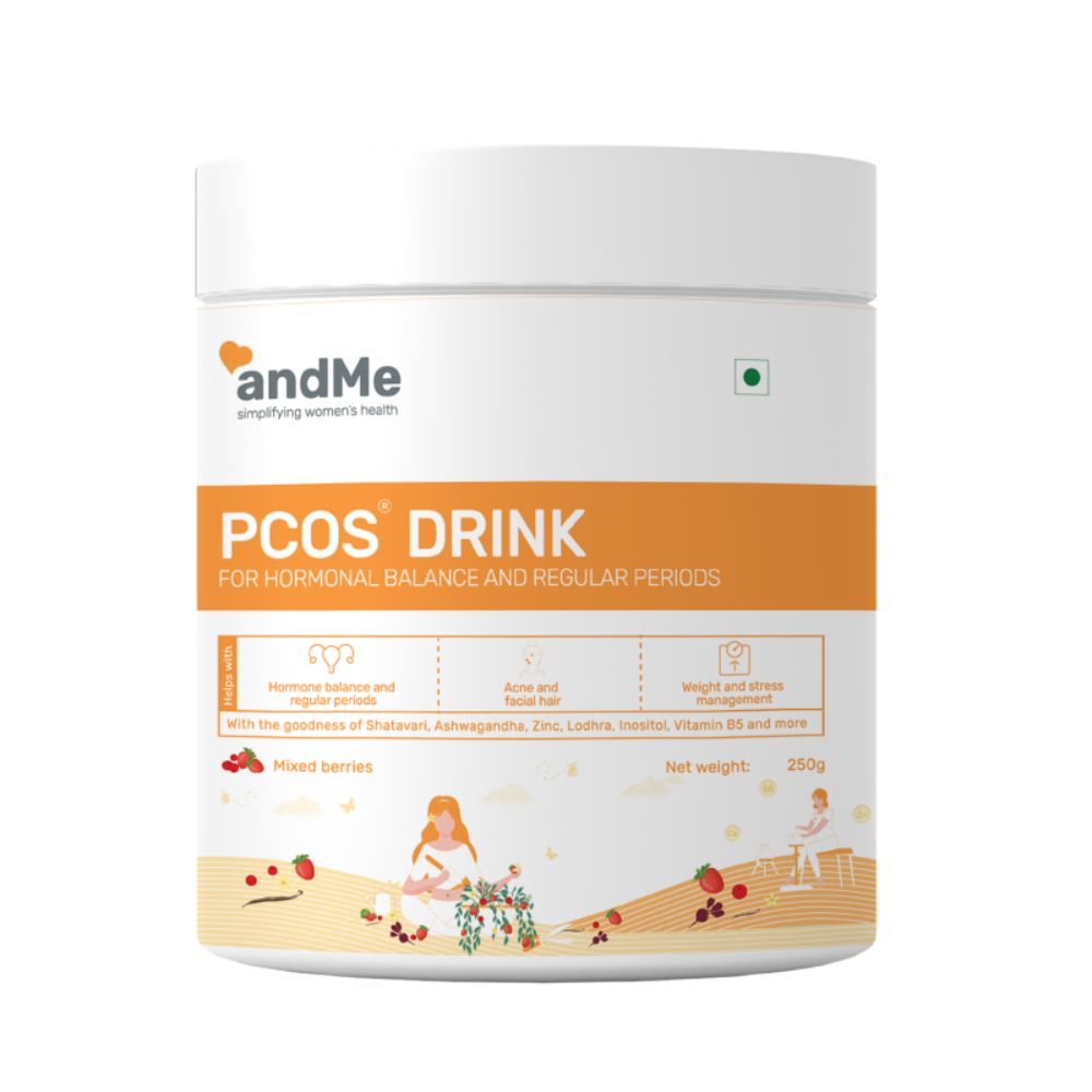 andMe PCOS, PCOD Drink for Hormonal Balance, Regular Periods with