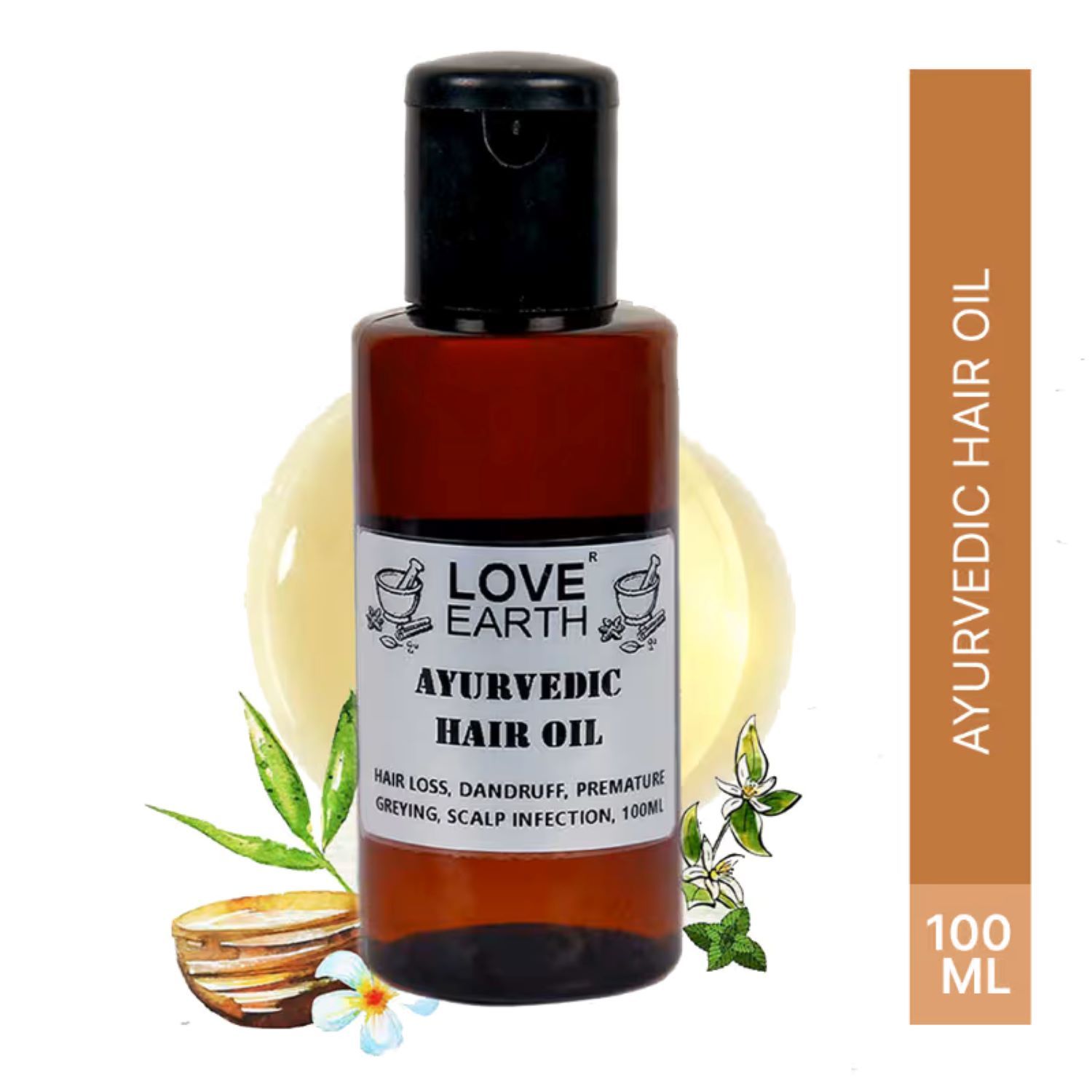 Love Earth Ayurvedic Hair Oil