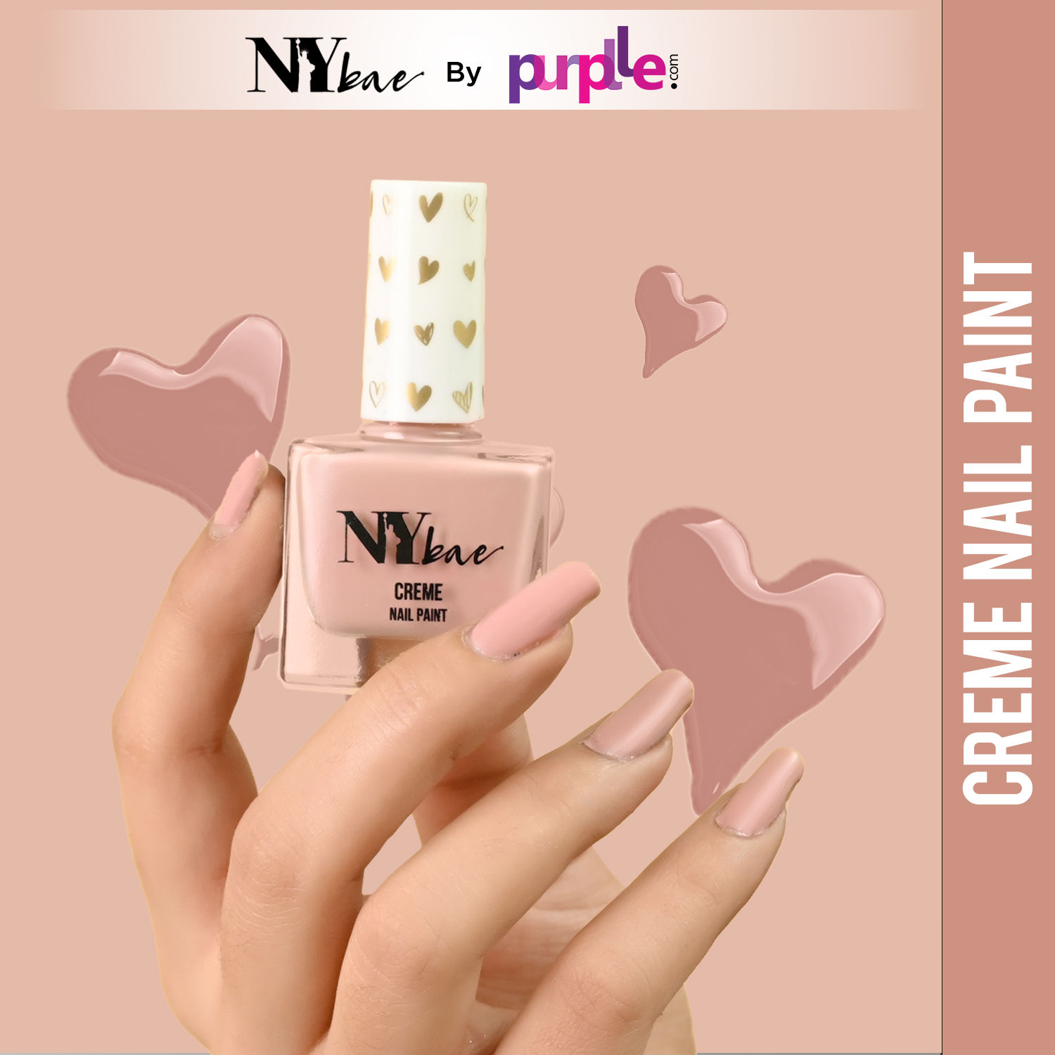 Buy NY Bae Creme Nail Paint - Warm Beige 31 (10 ml) | Nude | Rich Pigment | Chip-proof | Full Coverage | Travel Friendly | Vegan - Purplle