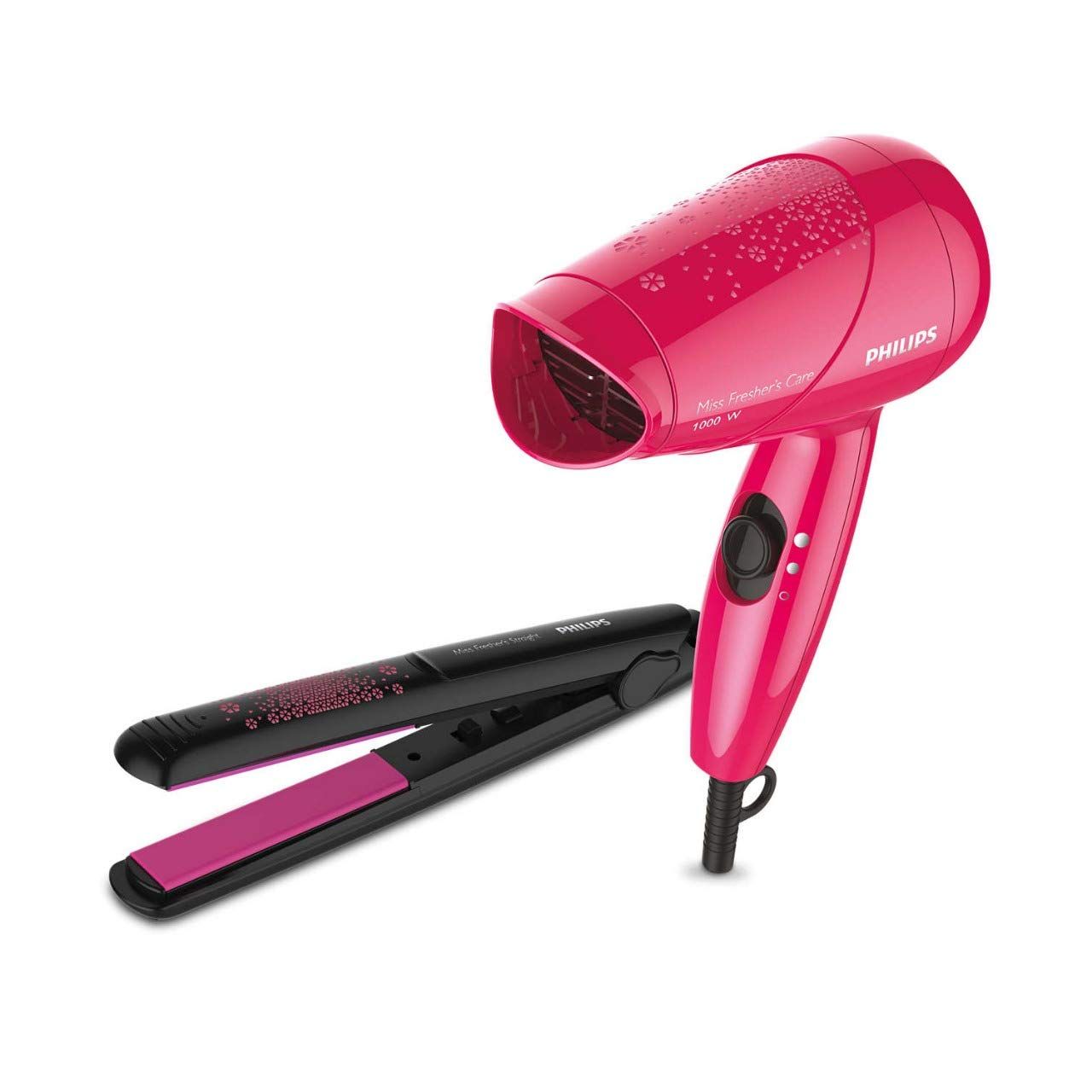 Philips HP8643 46 Straightener Pink black
