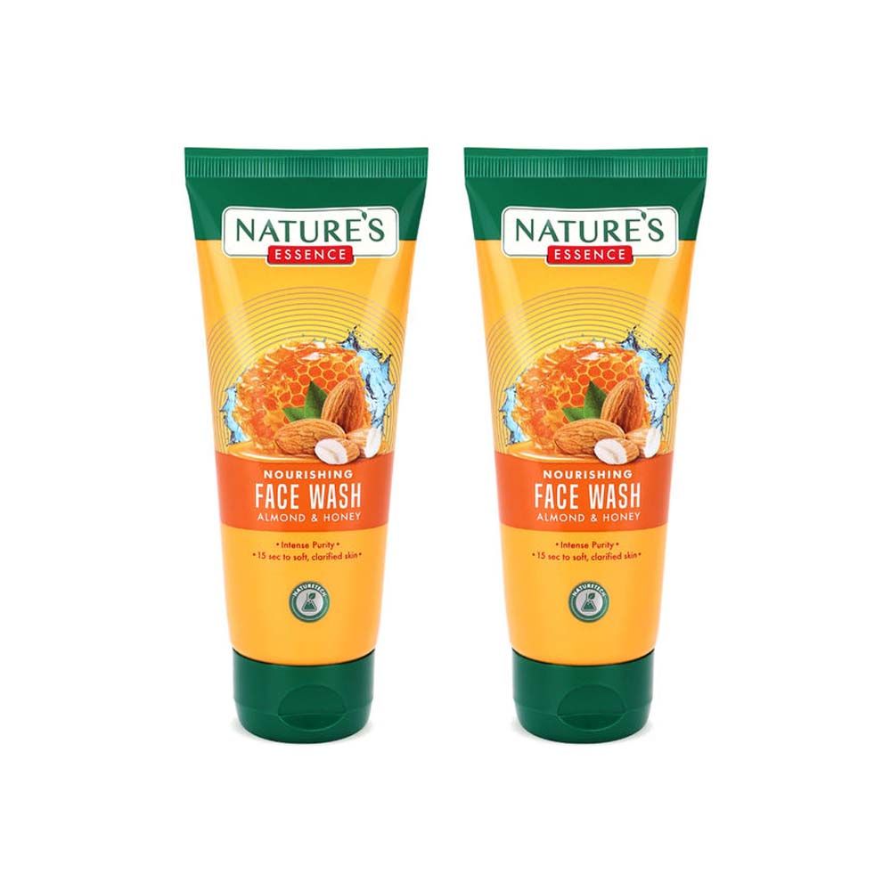 Nature's Essence nourishing face wash Almond & Honey Pack of 2