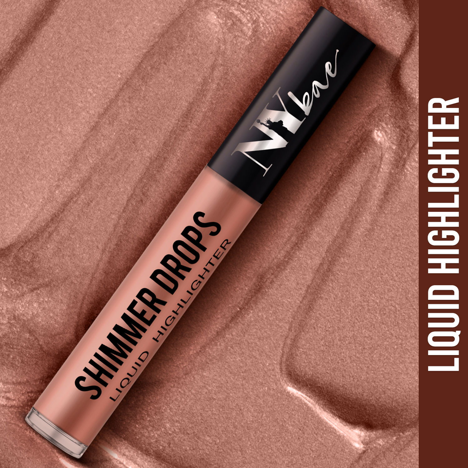 NY Bae Shimmer Drops Liquid Highlighter - Pearly Pink 04 (3 ml) 