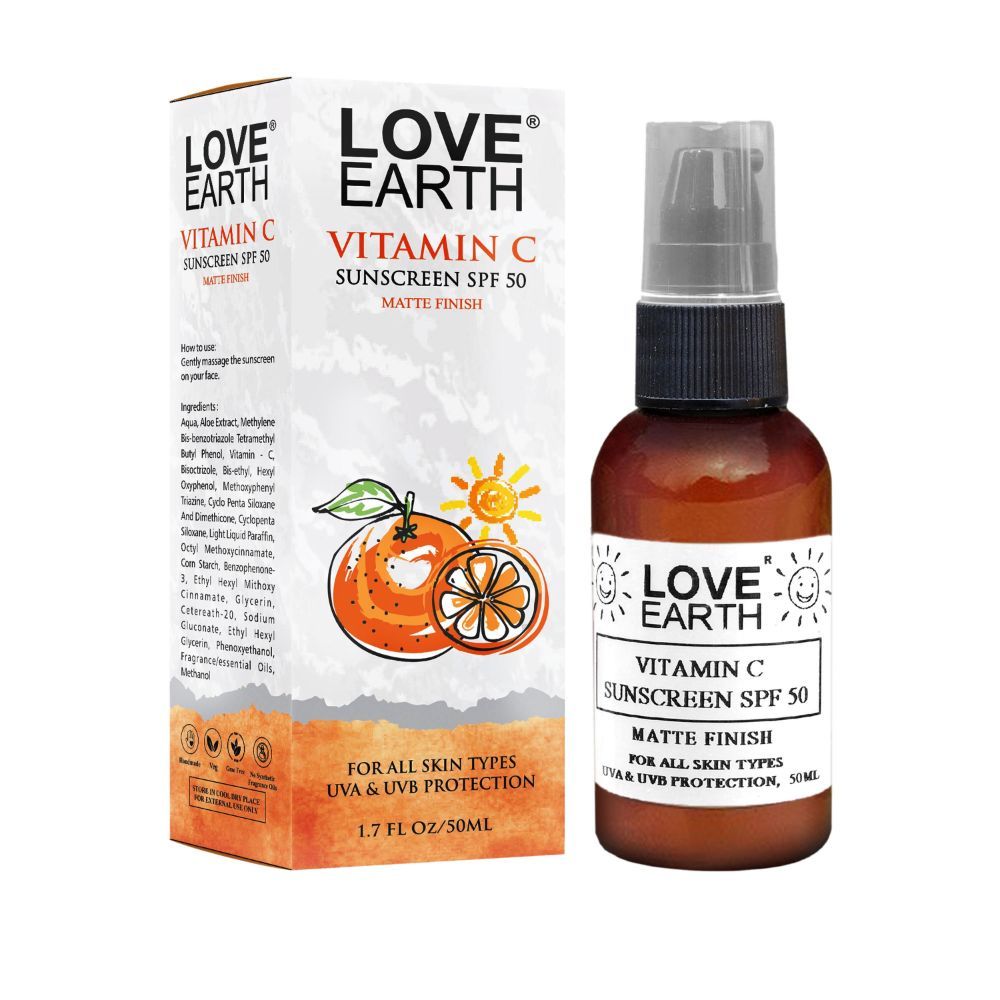 Love Earth Vitamin C Sunscreen SPF50