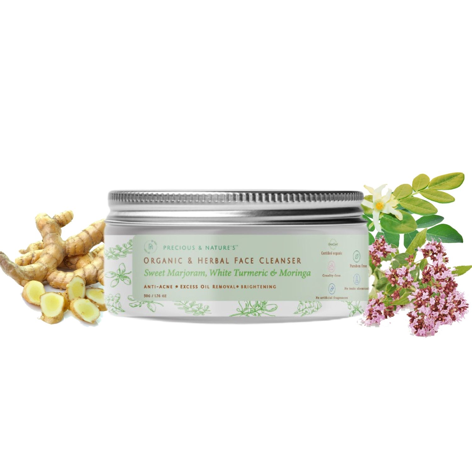 Precious & Nature's Organic and Herbal Face Cleanser for Oily skin with