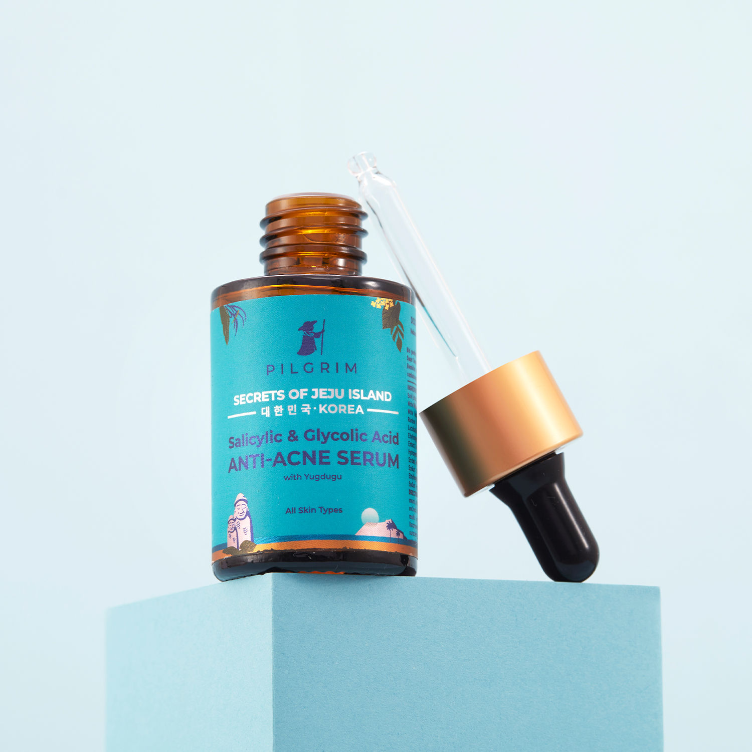 Pilgrim Anti Acne Serum with Salicylic & Glycolic Acid for Dark Spots