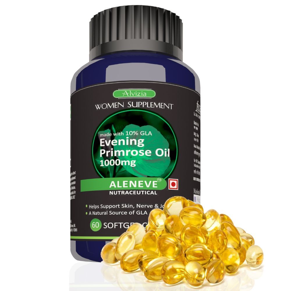 Alvizia Aleneve Evening Primrose Oil 1000mg Women's Health (60