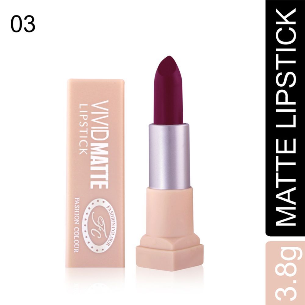 FASHION COLOUR VIVID MATTE LIPSTICK 3 Toffee