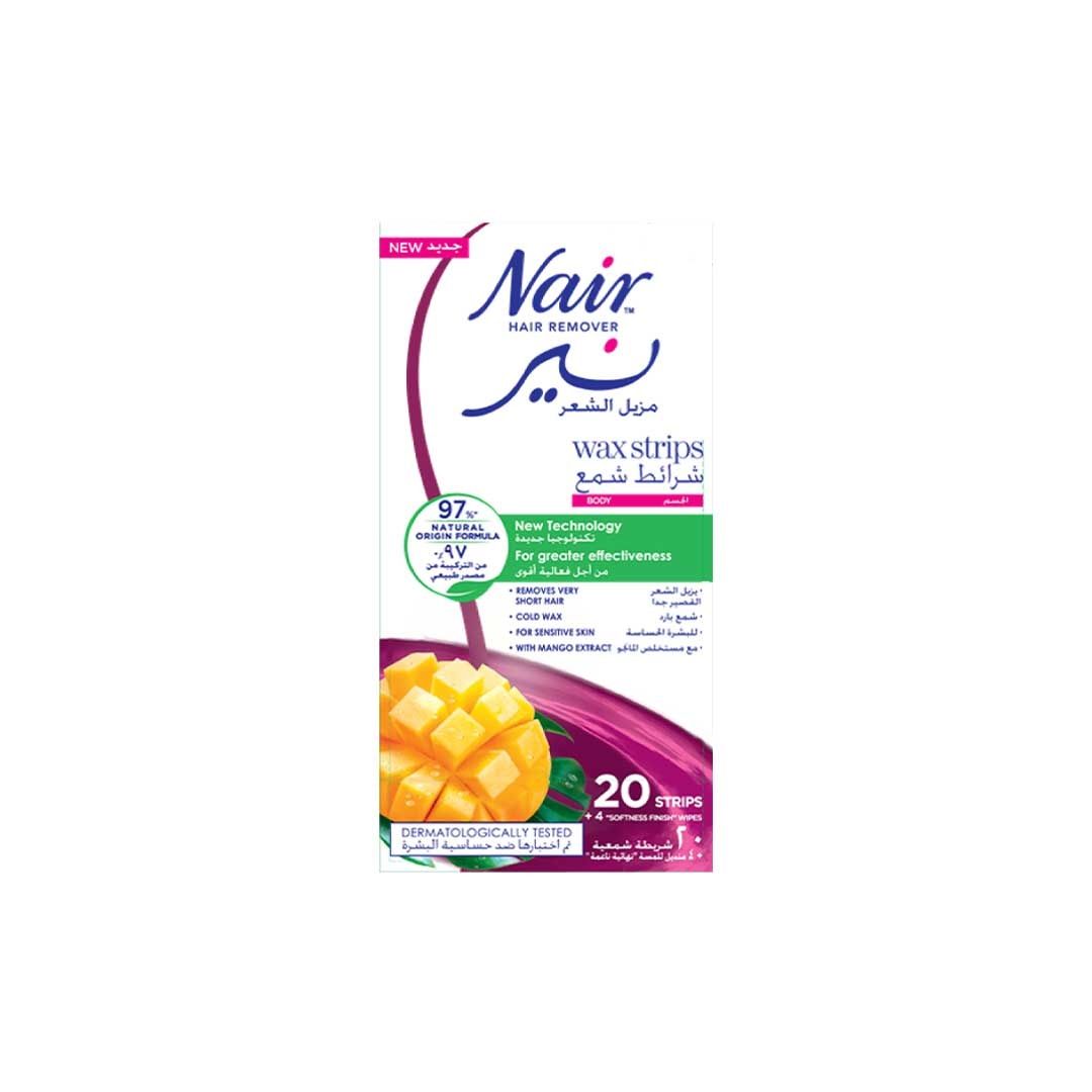 Nair Mango Body Wax Strips 20 Strips