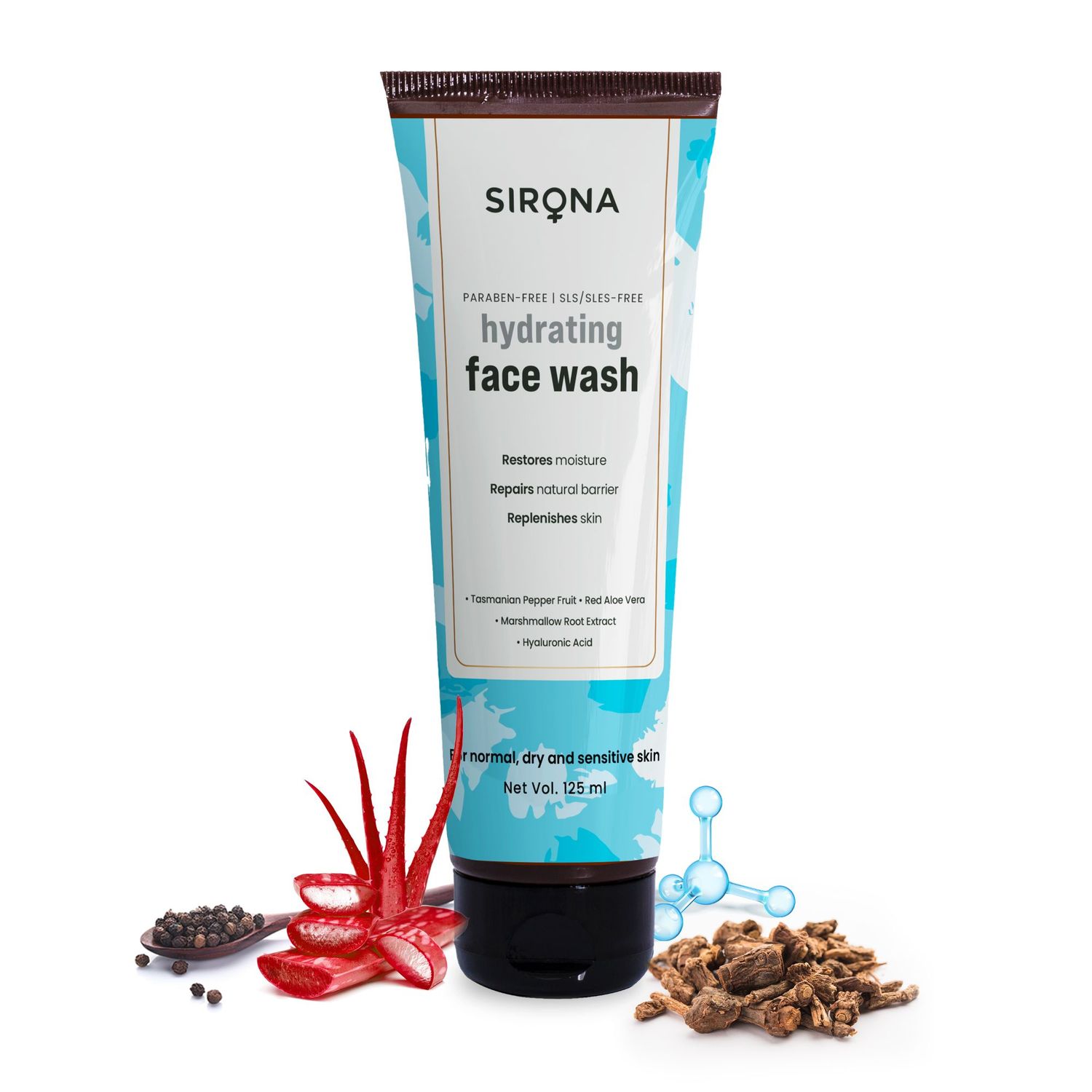 Sirona Marshmallow & Hyaluronic Acid Hydrating Face Wash for Men